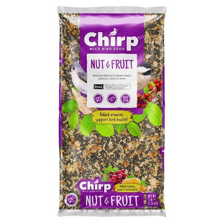 Chirp Chirp Wild Bird Fruits and Nuts Wild Bird Food 5 lb 14977